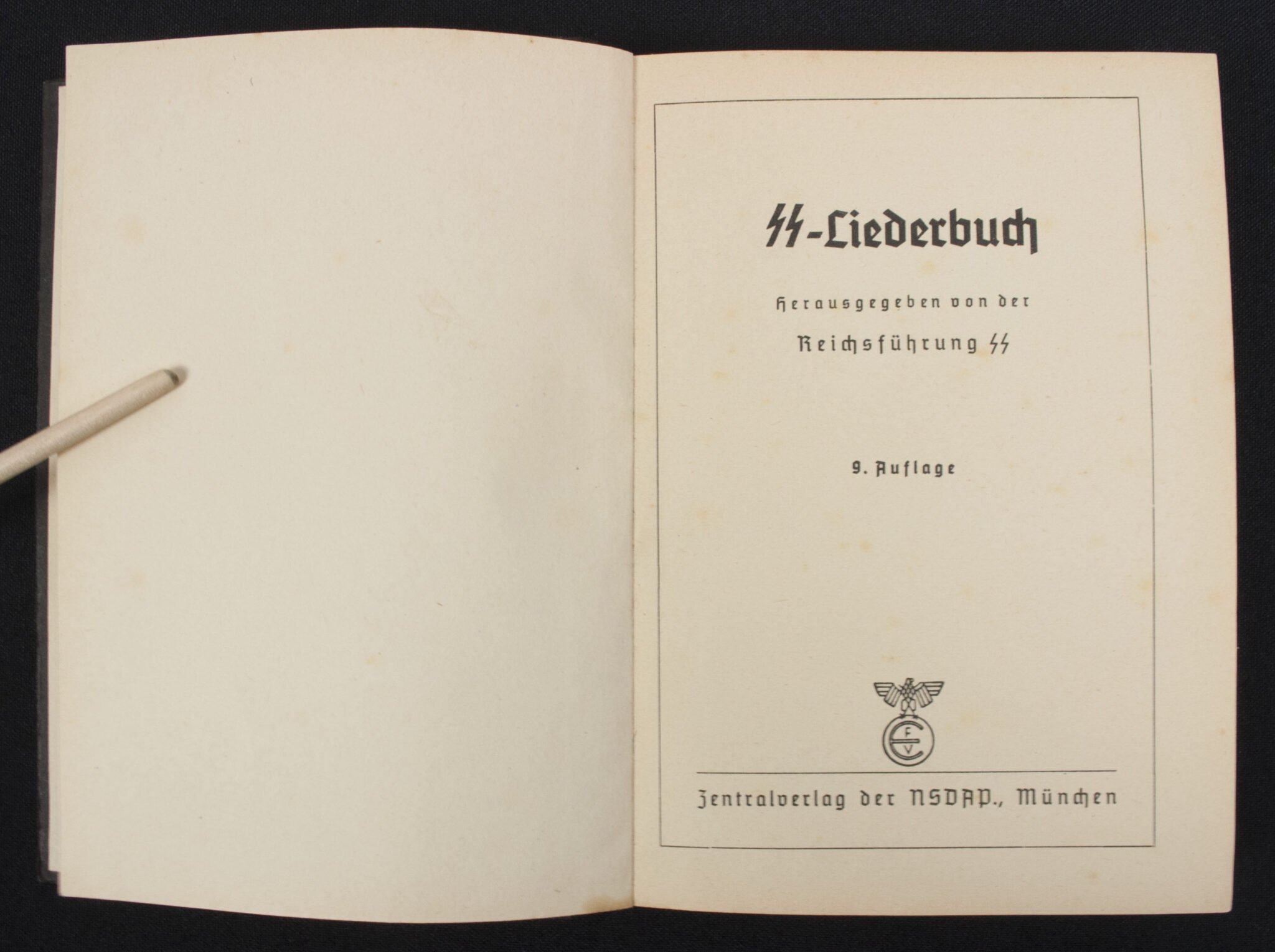 SS-Liederbuch / SS Songbook (Ninth Edition!) — image 3