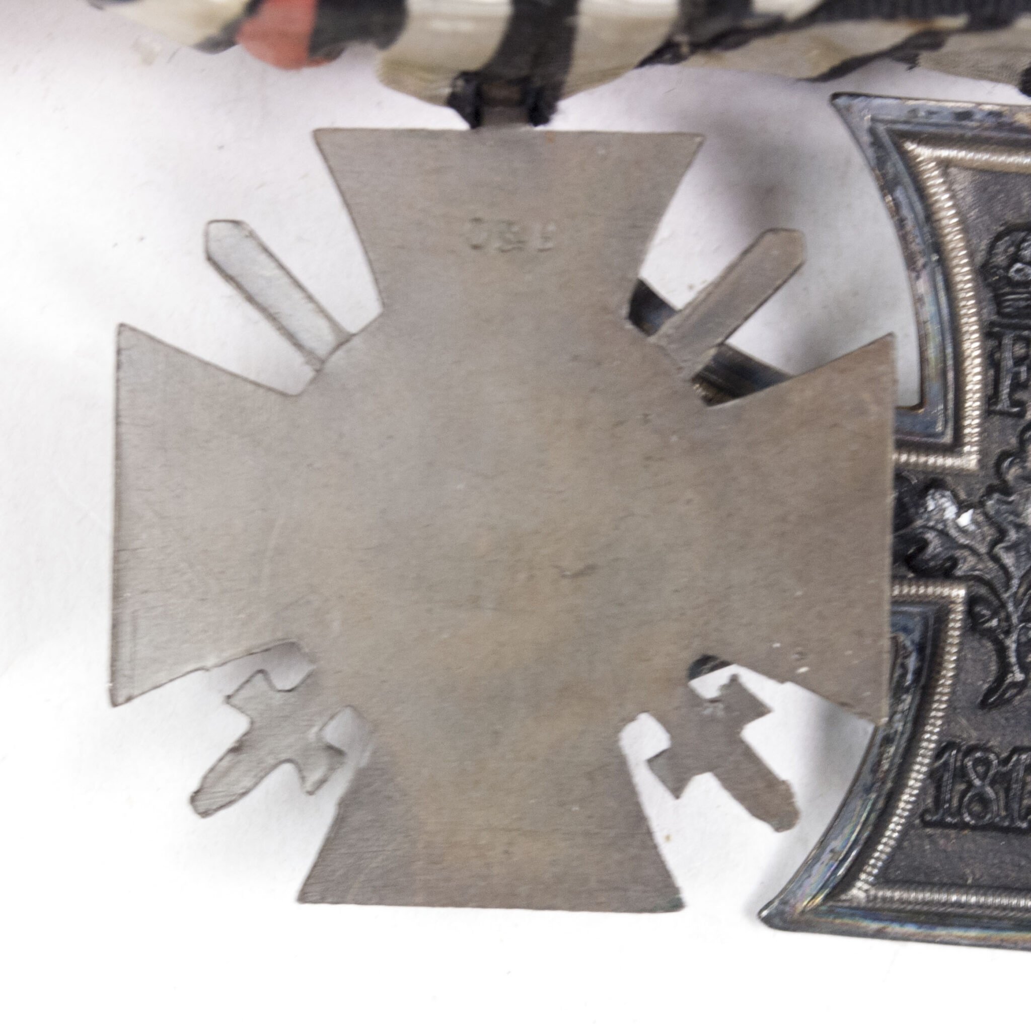 Medalbar with WWI Iron Cross second class + Frontkämpfer Ehrenkreuz — image 5