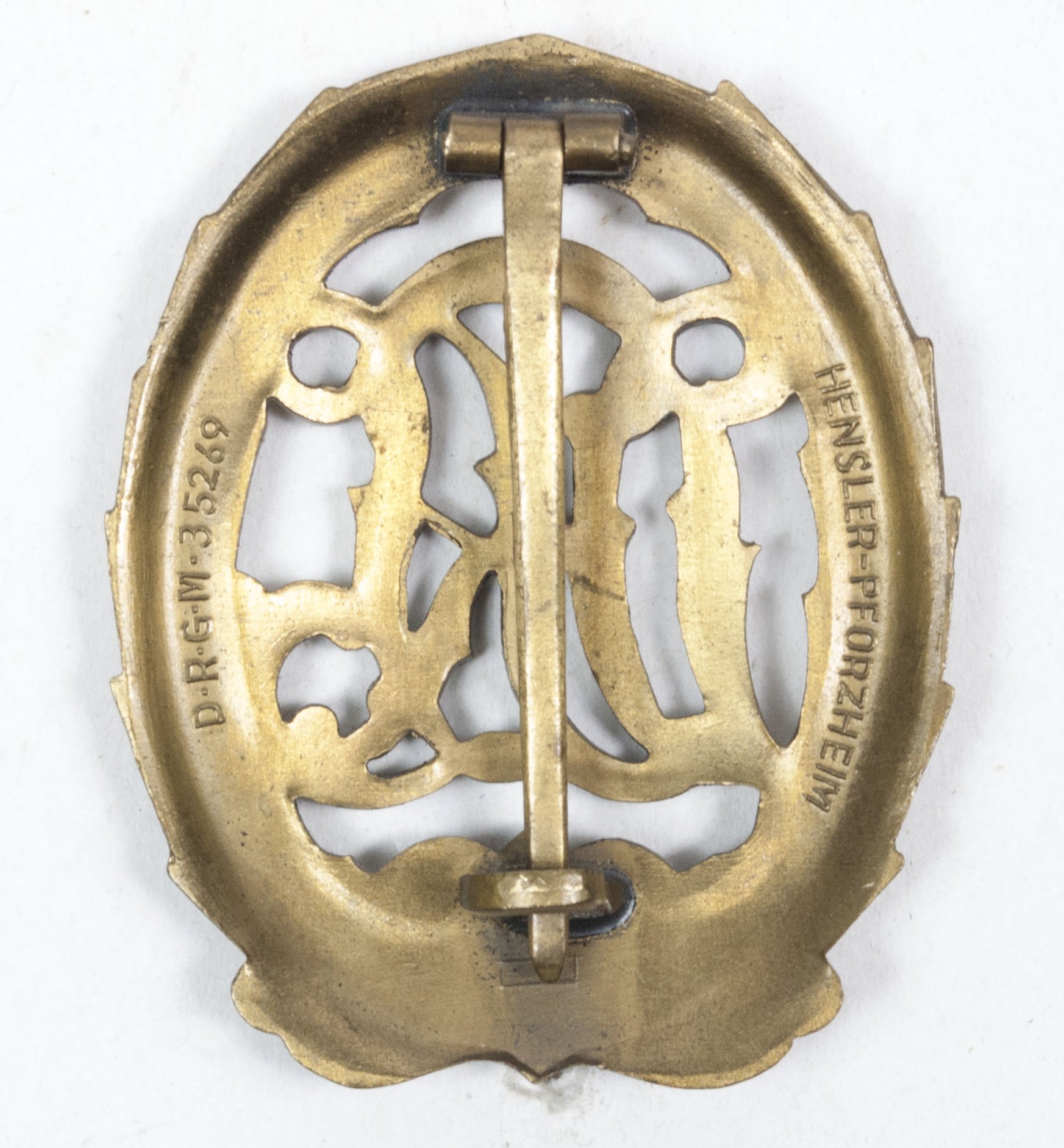 Deutsches Reichssportabzeichen (DRL) bronze – (Maker Hensler Pforzheim) — image 2