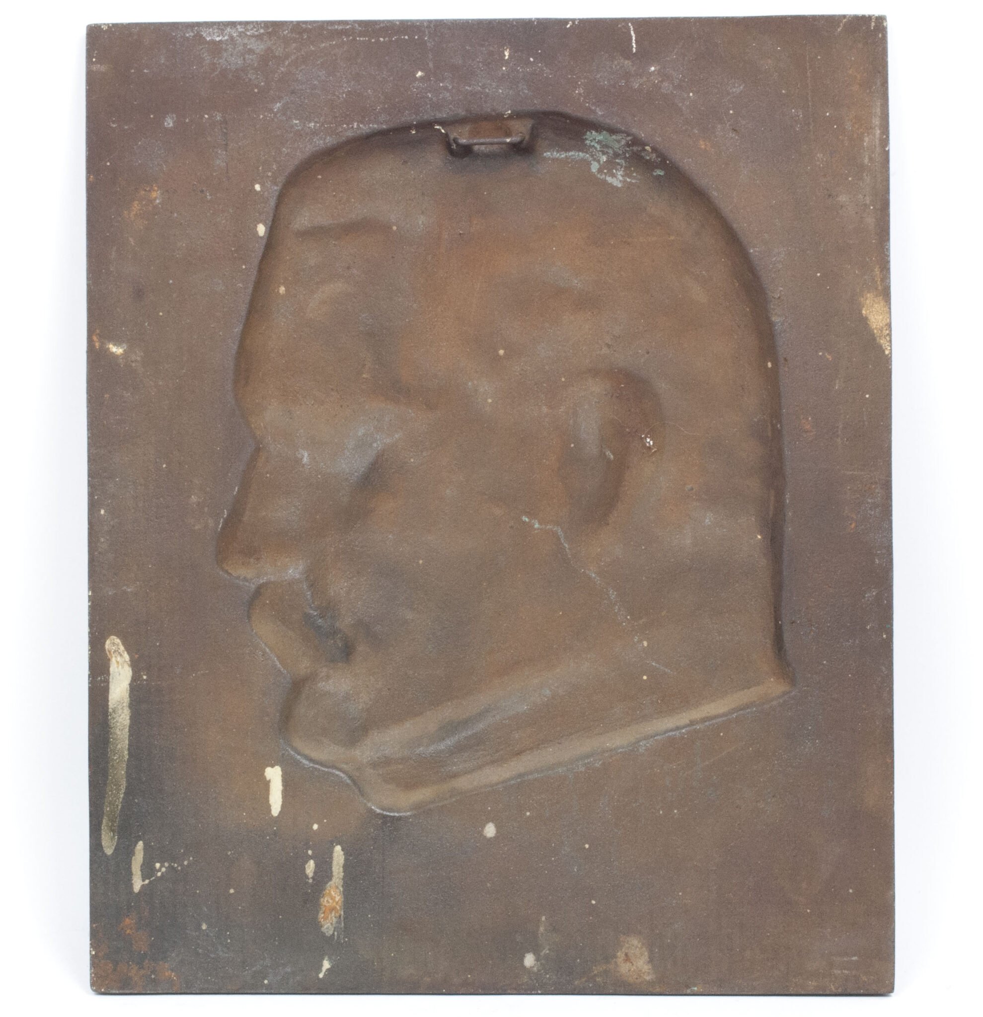 Large Paul von Hindenburg cast iron wallplate (44 x 25 cm) — image 2