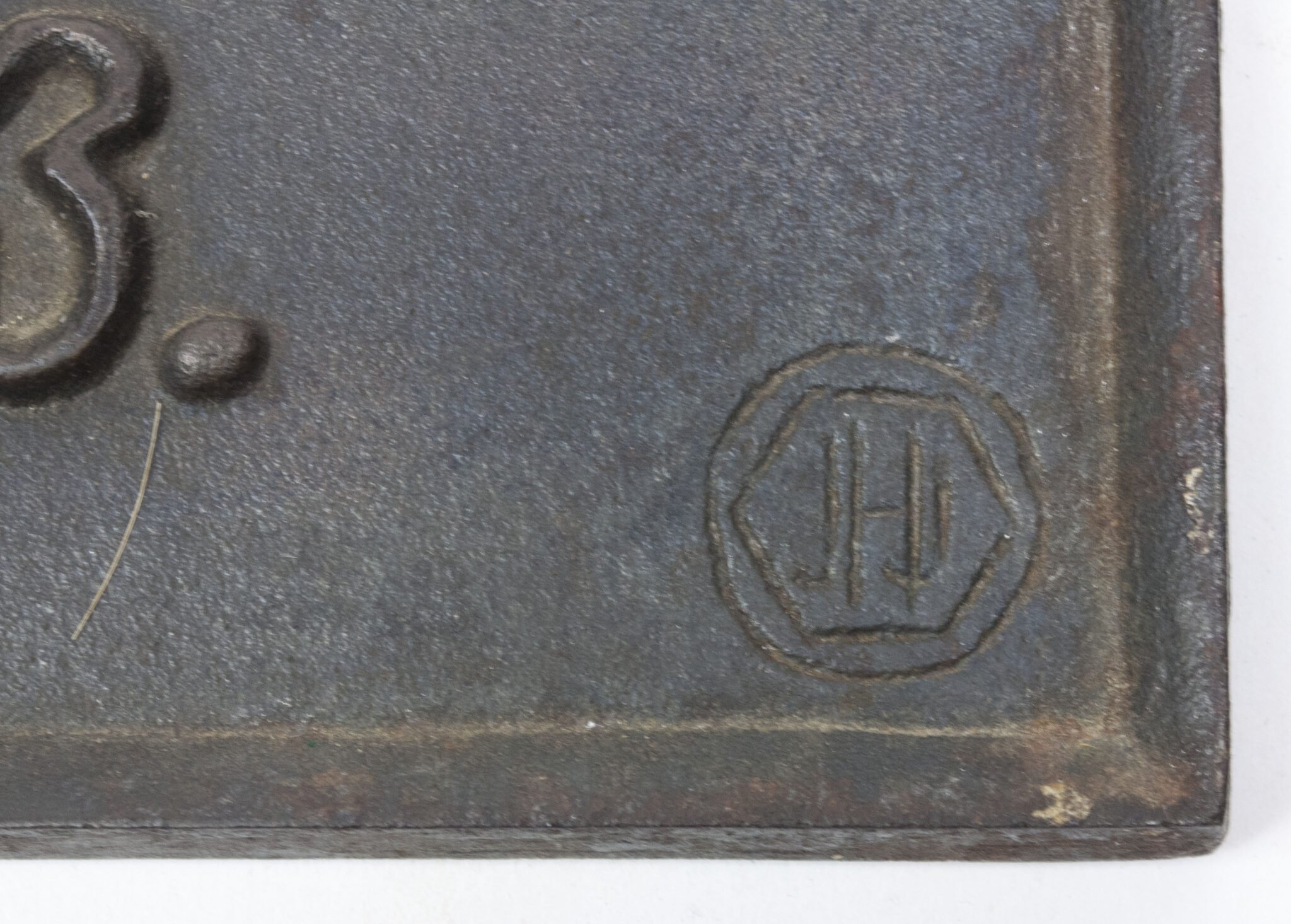 Large Paul von Hindenburg cast iron wallplate (44 x 25 cm) — image 6