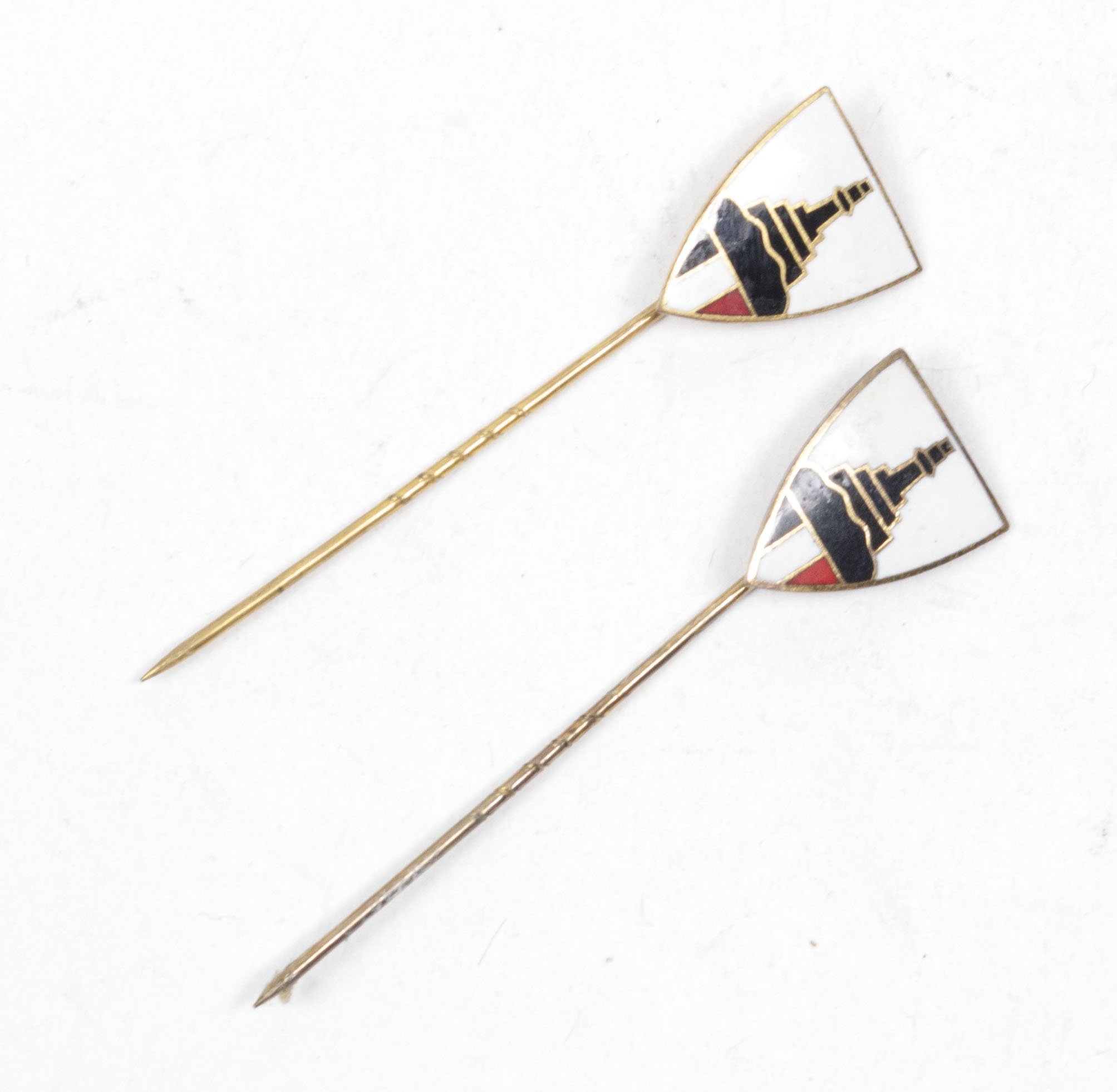 TWO Kyffhäuserbund stickpin memberbadges — image 2