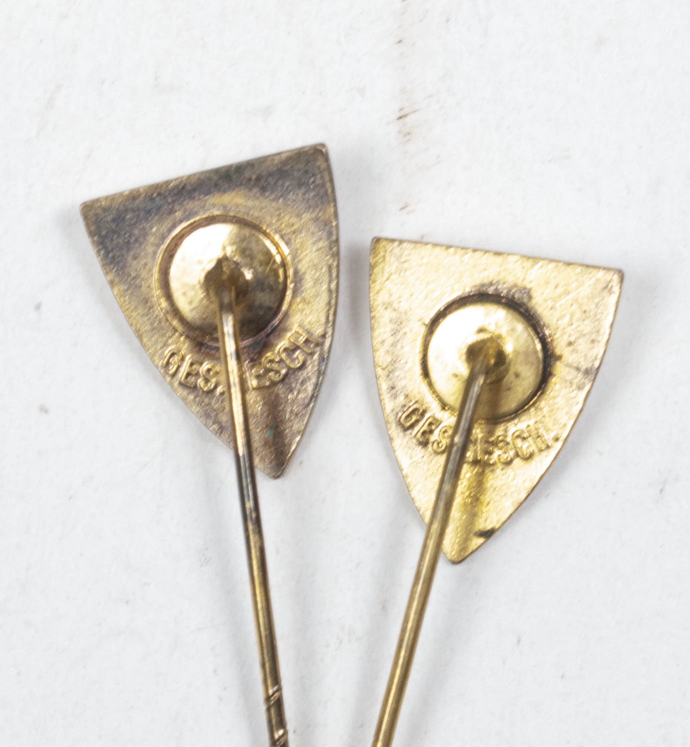 TWO Kyffhäuserbund stickpin memberbadges — image 4
