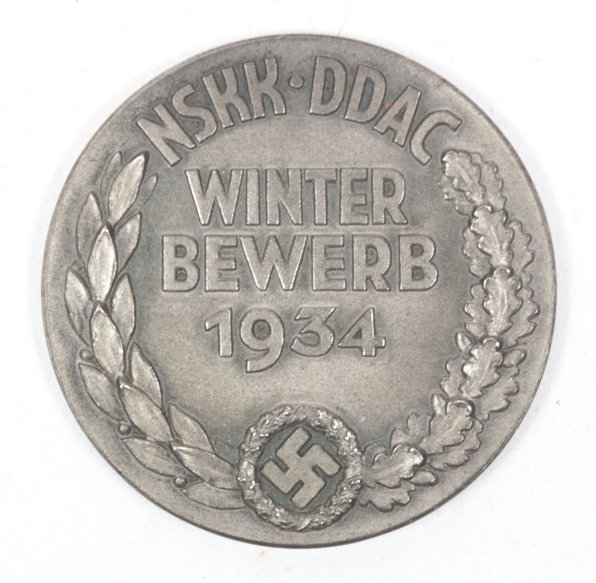NSKK Winter Bewerb 1934 non portable tablemedal + etui (Maker Robert Neff Berlin) — image 10