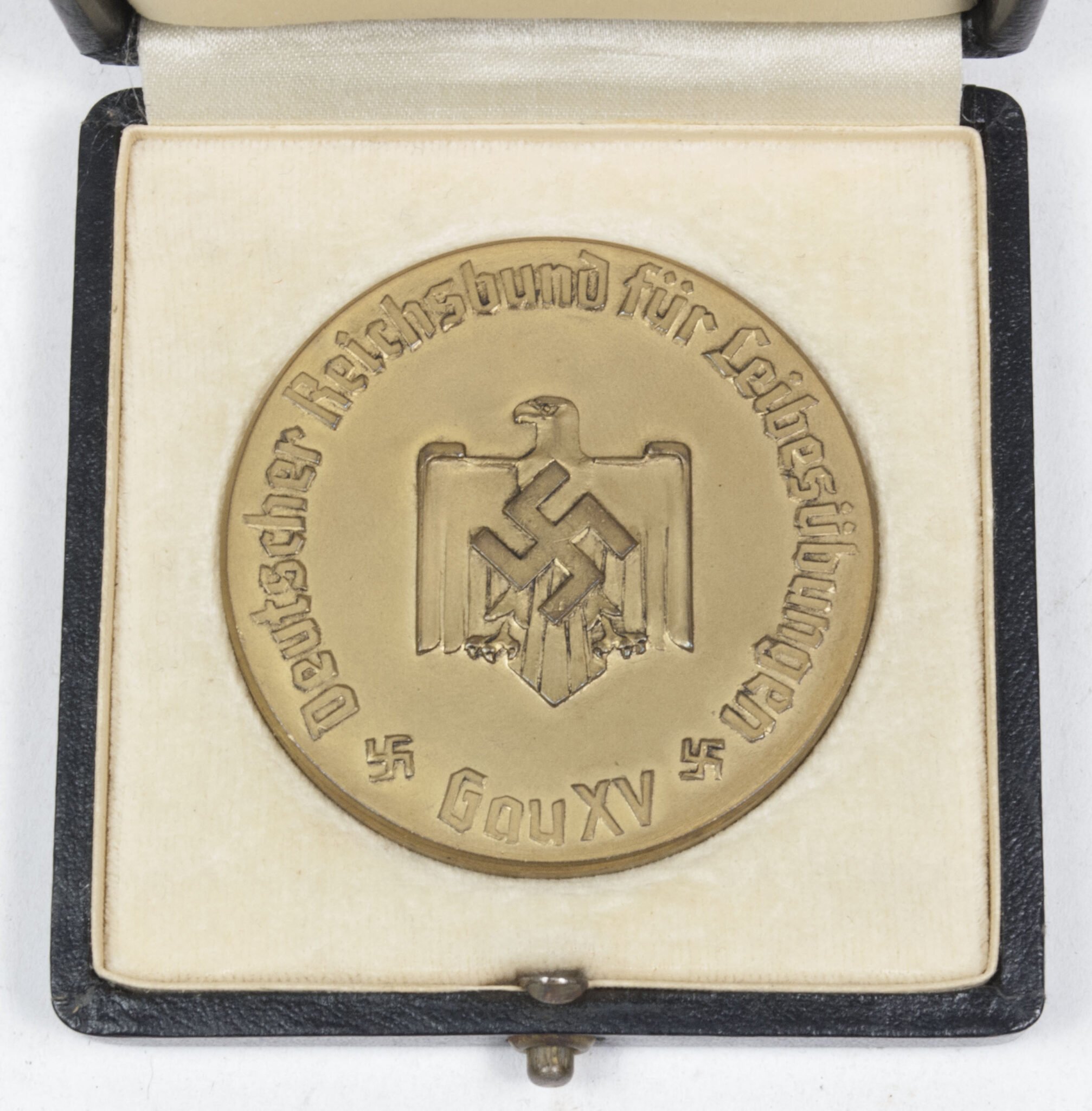 Deutscher Reichsbund für Leibesubüngen plaque – Gau XV Leichtathletik Meisterschaften Stuttgart 1937 — image 6