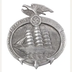 Seefahrt ist Not abzeichen 1935 (maker Zimmermann)