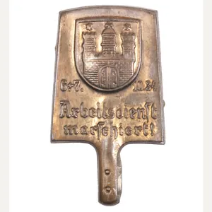 Arbeitsdienst Marschiert 6.+7.10.34 abzeichen