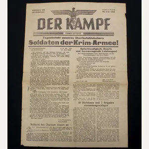 (Newspaper) Der kampf – Armee Zeitung 22. Mai 1942