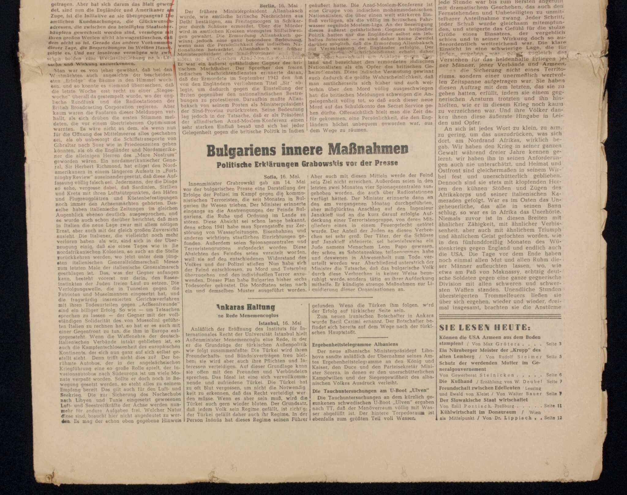 (Newspaper) Krakauer Zeitung – 16. Mai 1943 — image 3