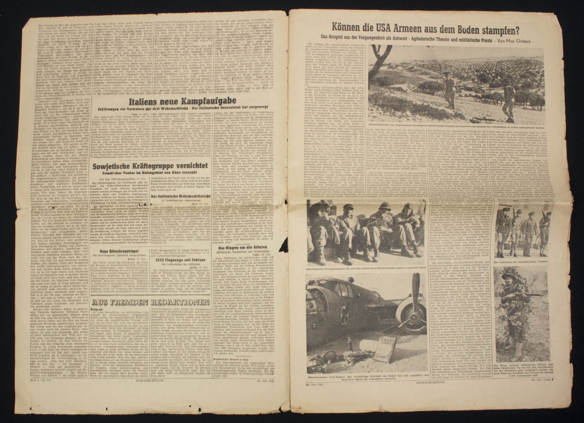 (Newspaper) Krakauer Zeitung – 16. Mai 1943 — image 4