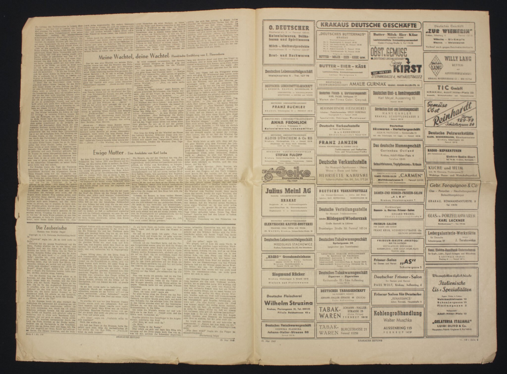 (Newspaper) Krakauer Zeitung – 16. Mai 1943 — image 7
