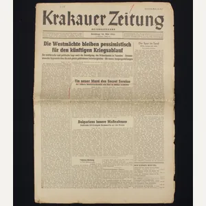 (Newspaper) Krakauer Zeitung – 16. Mai 1943