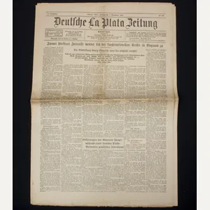 (Newspaper) Argentina – Deutsche La Plate Zeitung 4 Dezember 1936 …