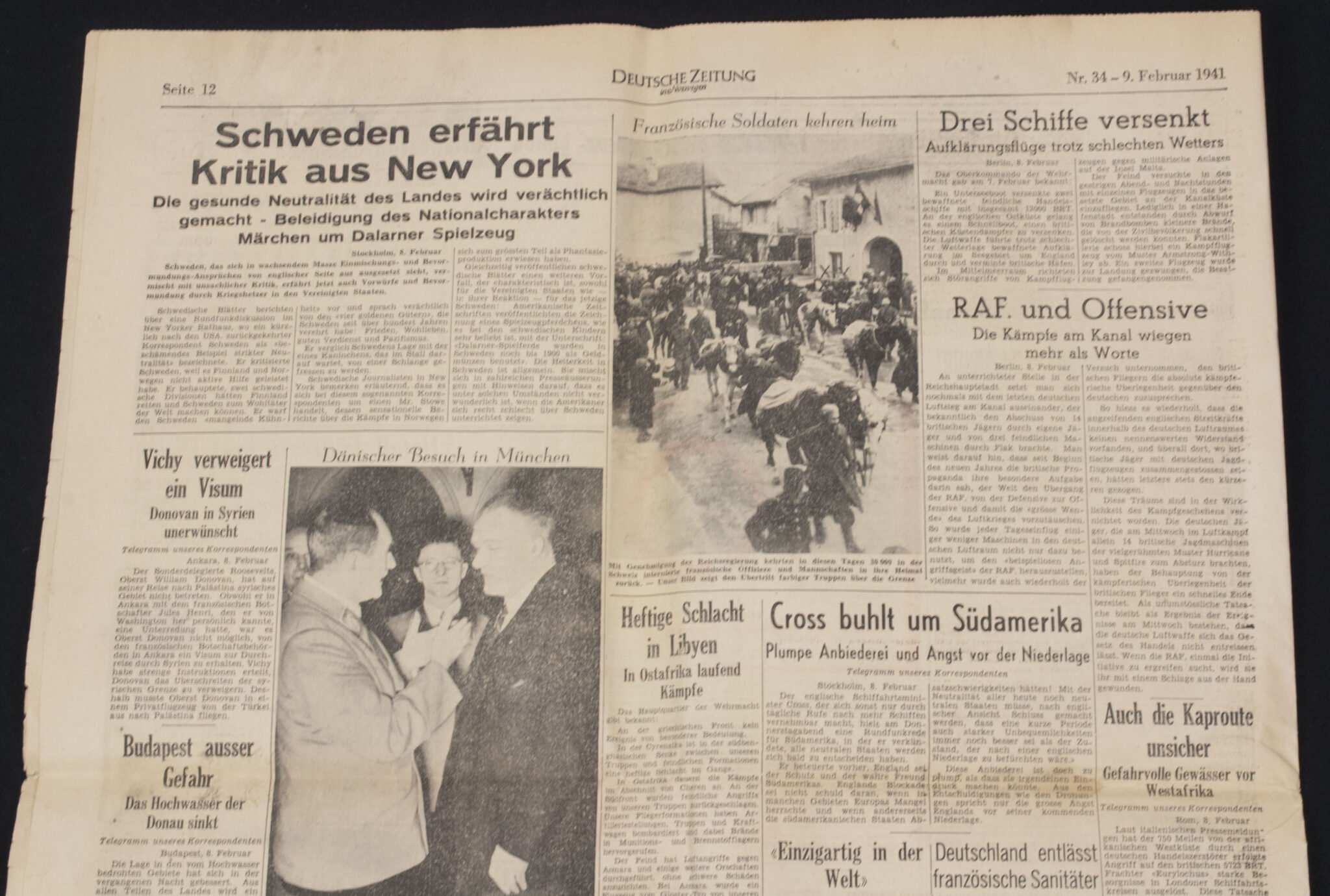 (Newspaper) Deutsche Zeitung in Norwegen 9. Februar 1941 — image 11