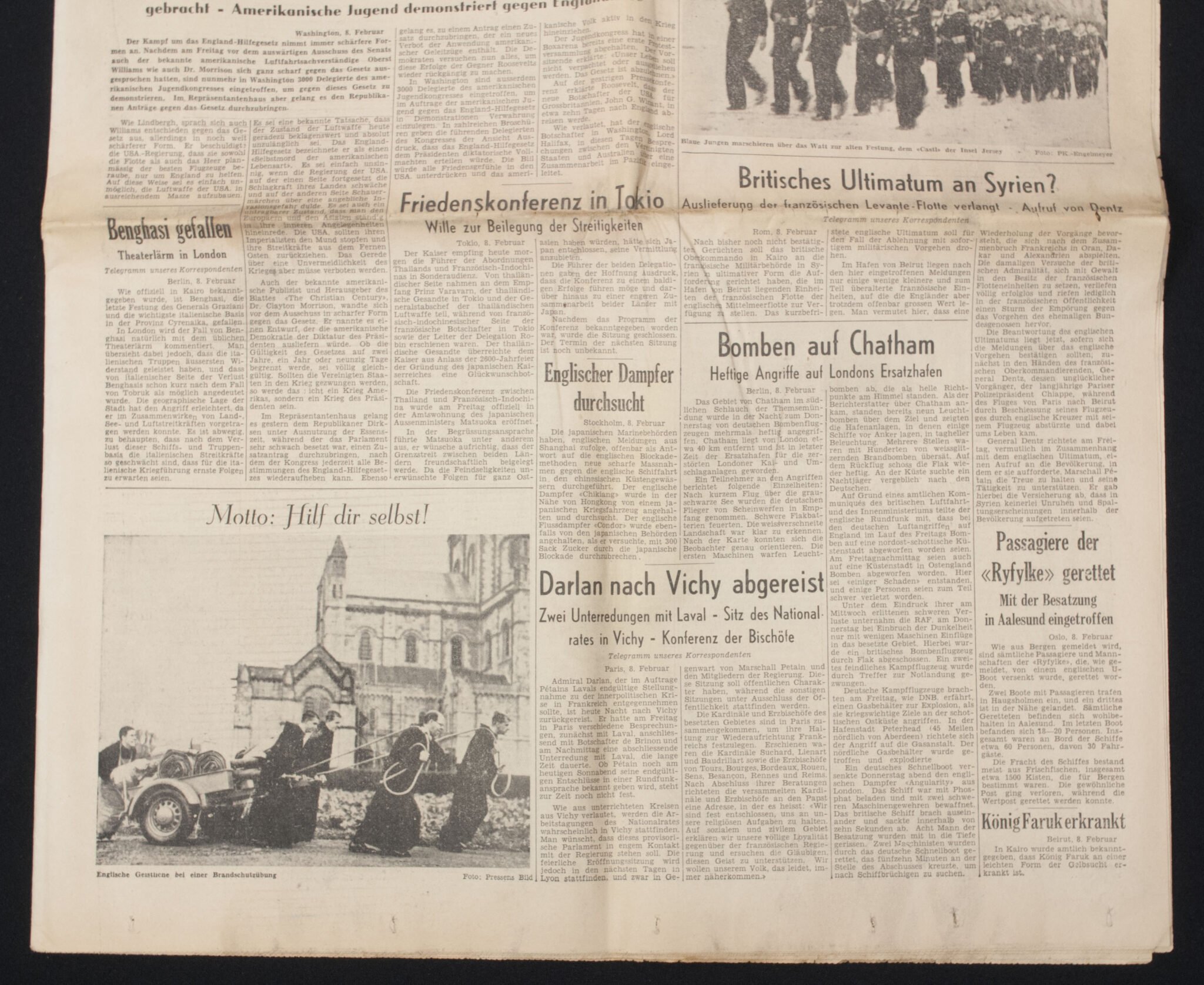 (Newspaper) Deutsche Zeitung in Norwegen 9. Februar 1941 — image 3