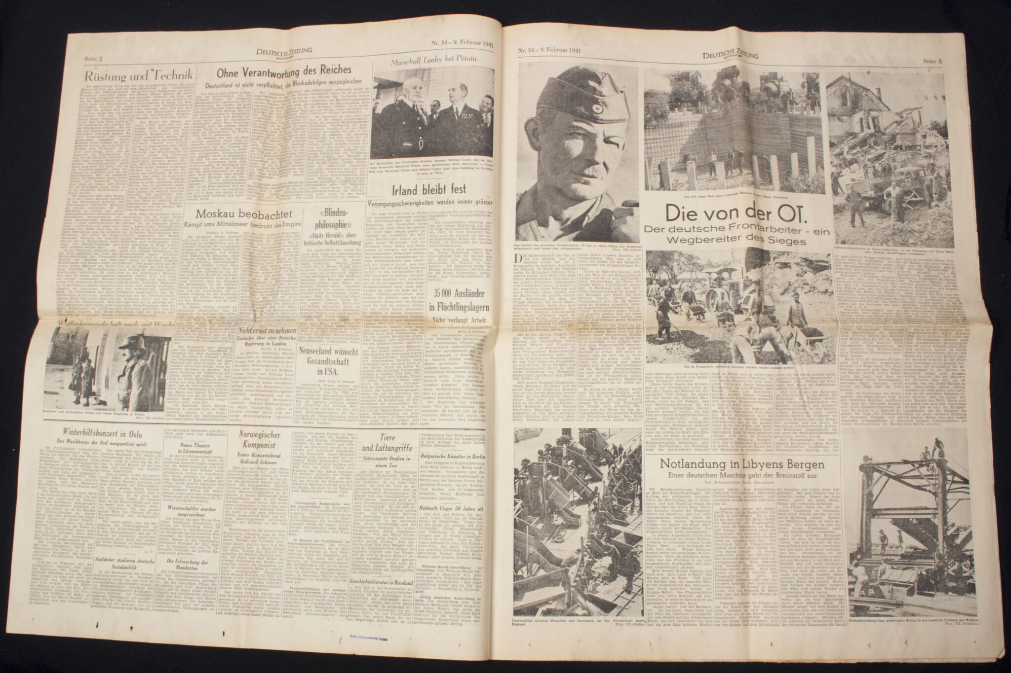 (Newspaper) Deutsche Zeitung in Norwegen 9. Februar 1941 — image 4
