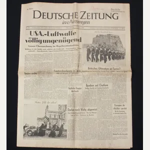 (Newspaper) Deutsche Zeitung in Norwegen 9. Februar 1941