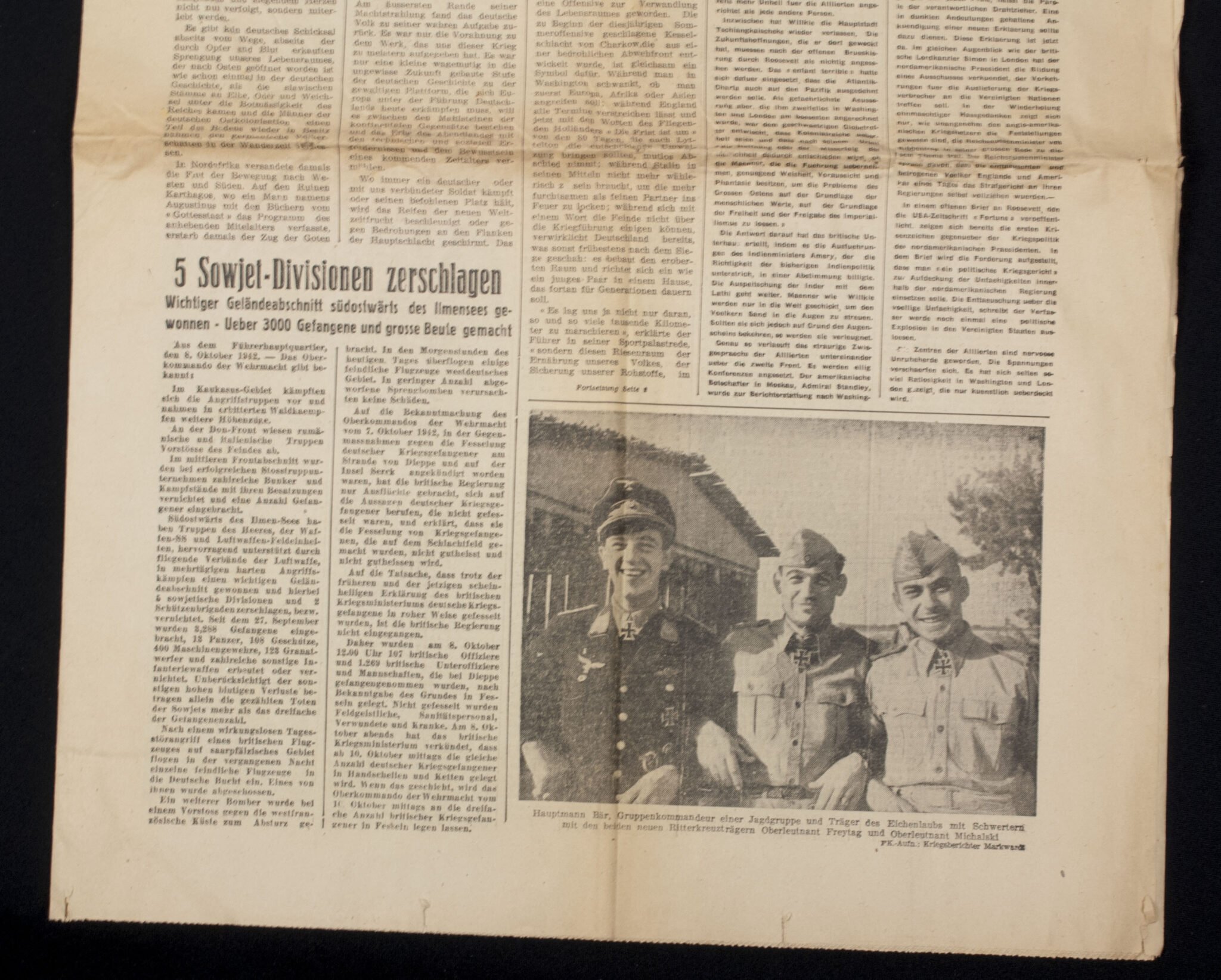 (Newspaper) Adler im Süden – Frontzeitung für Luftwaffe und Kriegsmarine 1942 — image 3