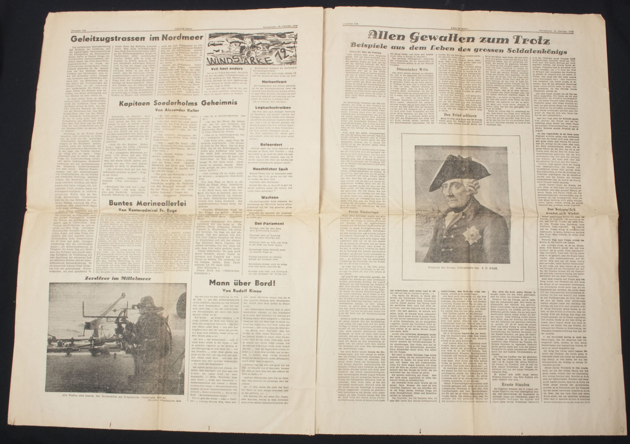 (Newspaper) Adler im Süden – Frontzeitung für Luftwaffe und Kriegsmarine 1942 — image 6