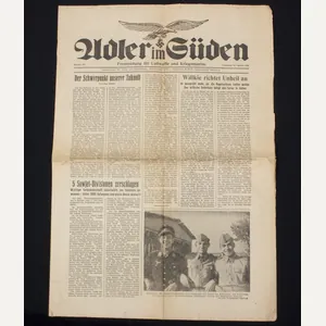(Newspaper) Adler im Süden – Frontzeitung für Luftwaffe und Kriegsmarine …