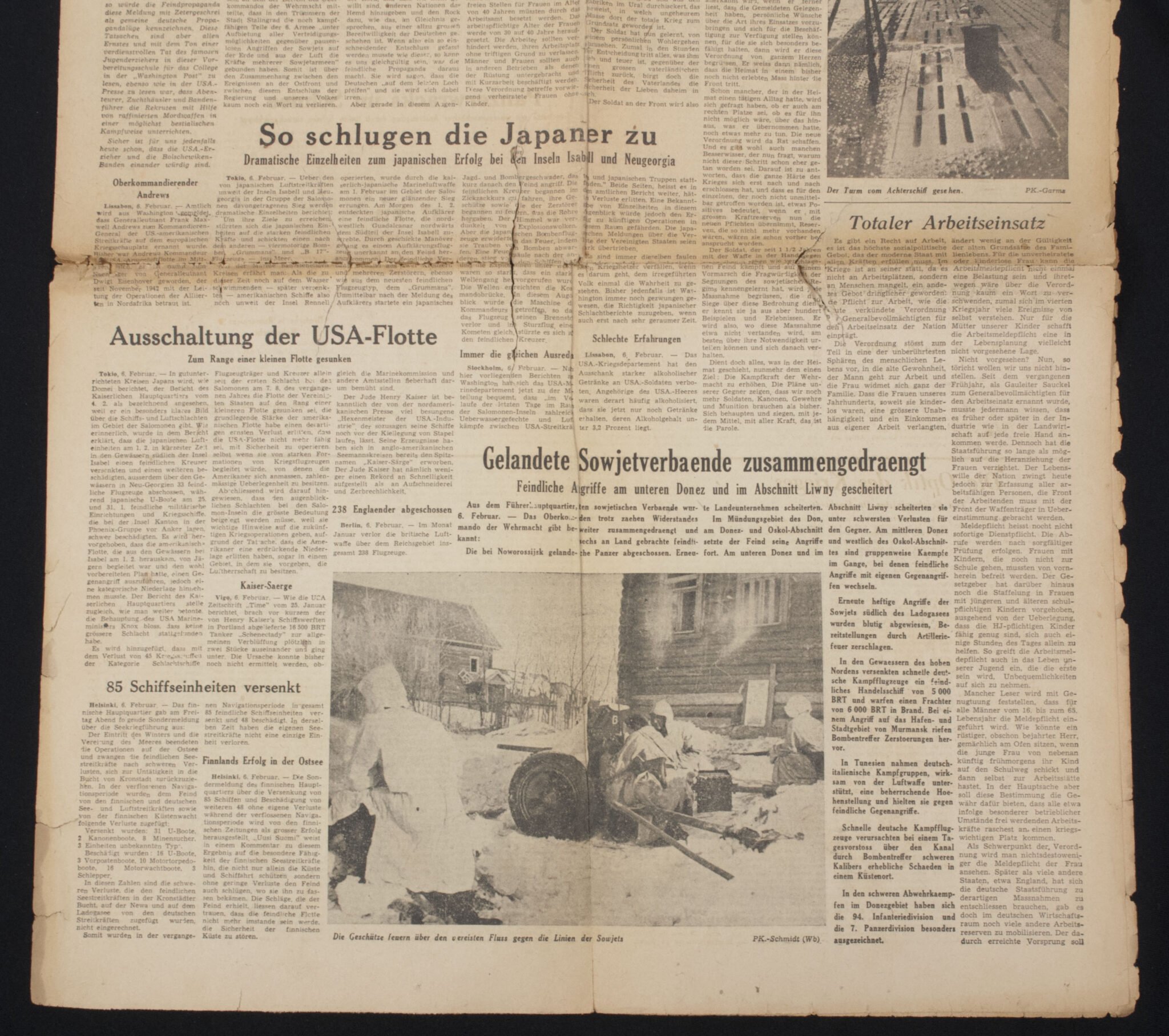 (Newspaper) Gegen Engeland – marine Frontzeitung an der Kanakküste 1943 — image 3
