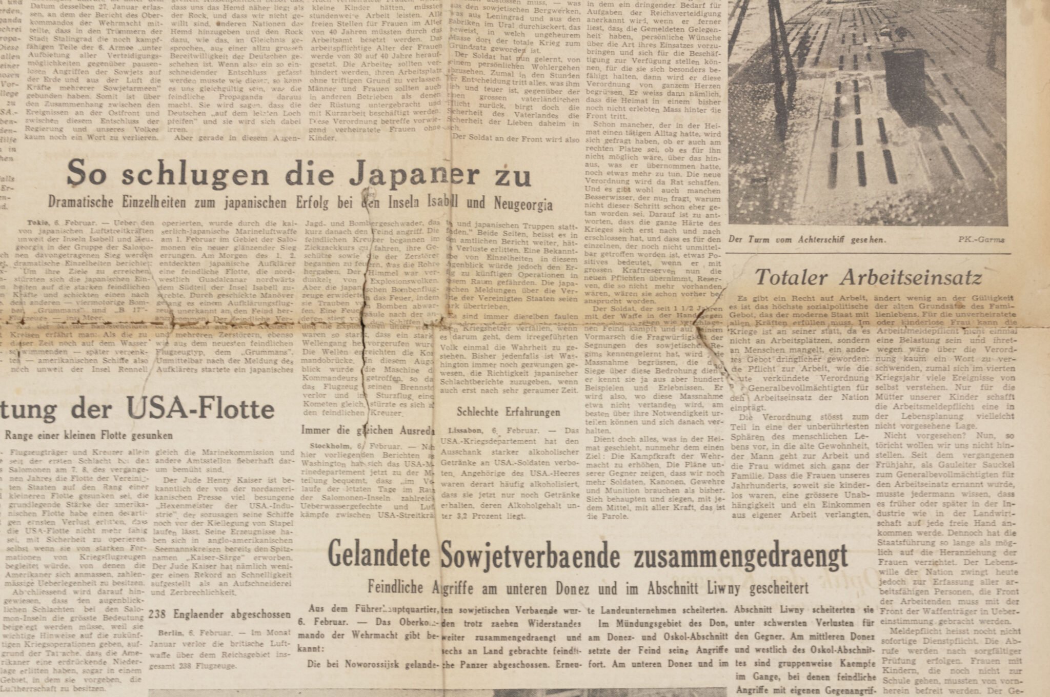 (Newspaper) Gegen Engeland – marine Frontzeitung an der Kanakküste 1943 — image 4