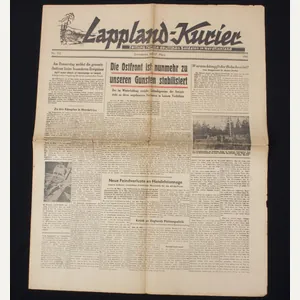 (Newspaper) Lapland-Kurier – Zeitung für die deutschen Soldaten in Nordfinnland …