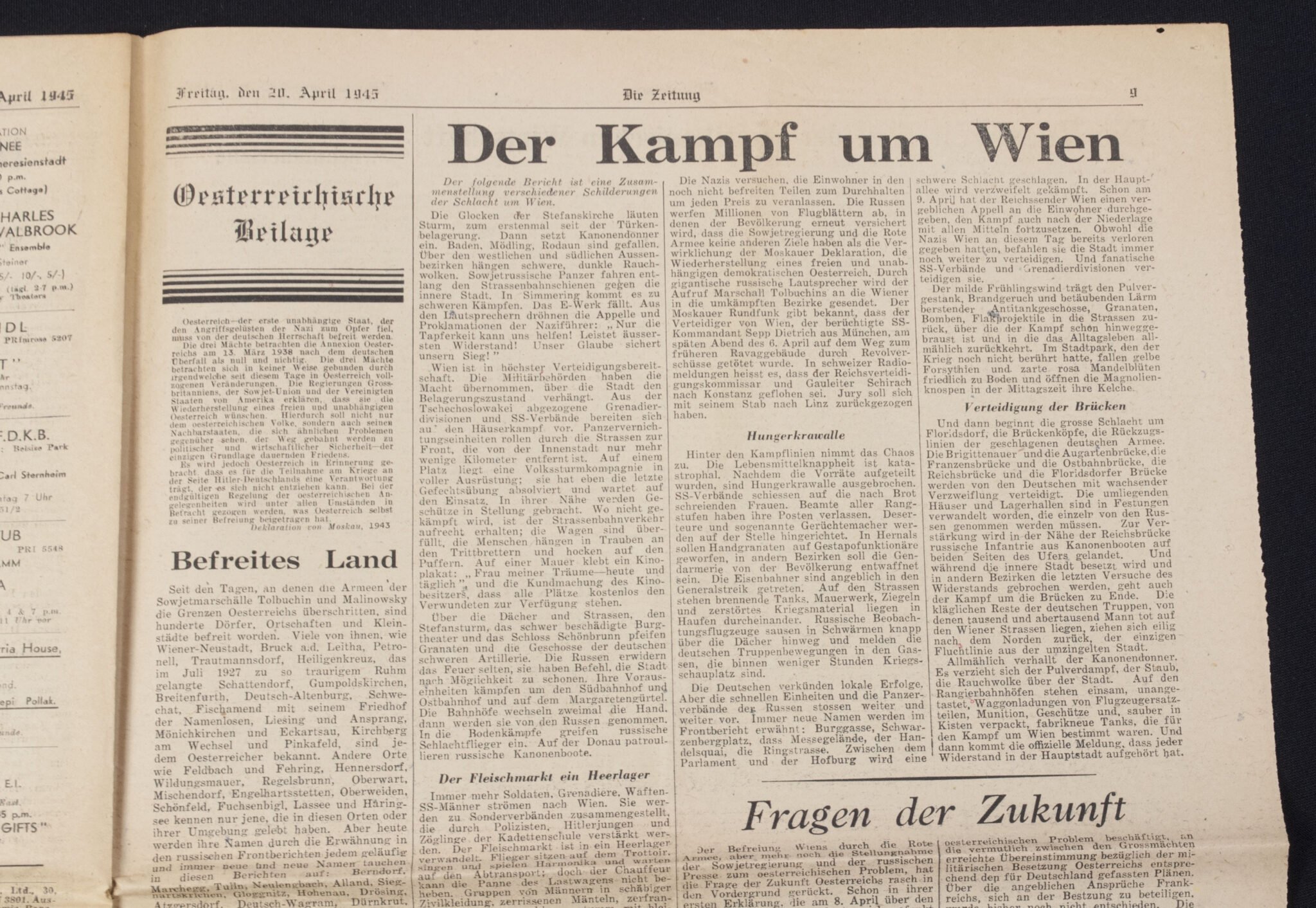 (Newspaper) Die Zeitung Londoner Deutsches Wochenblatt 20 April 1945 — image 9