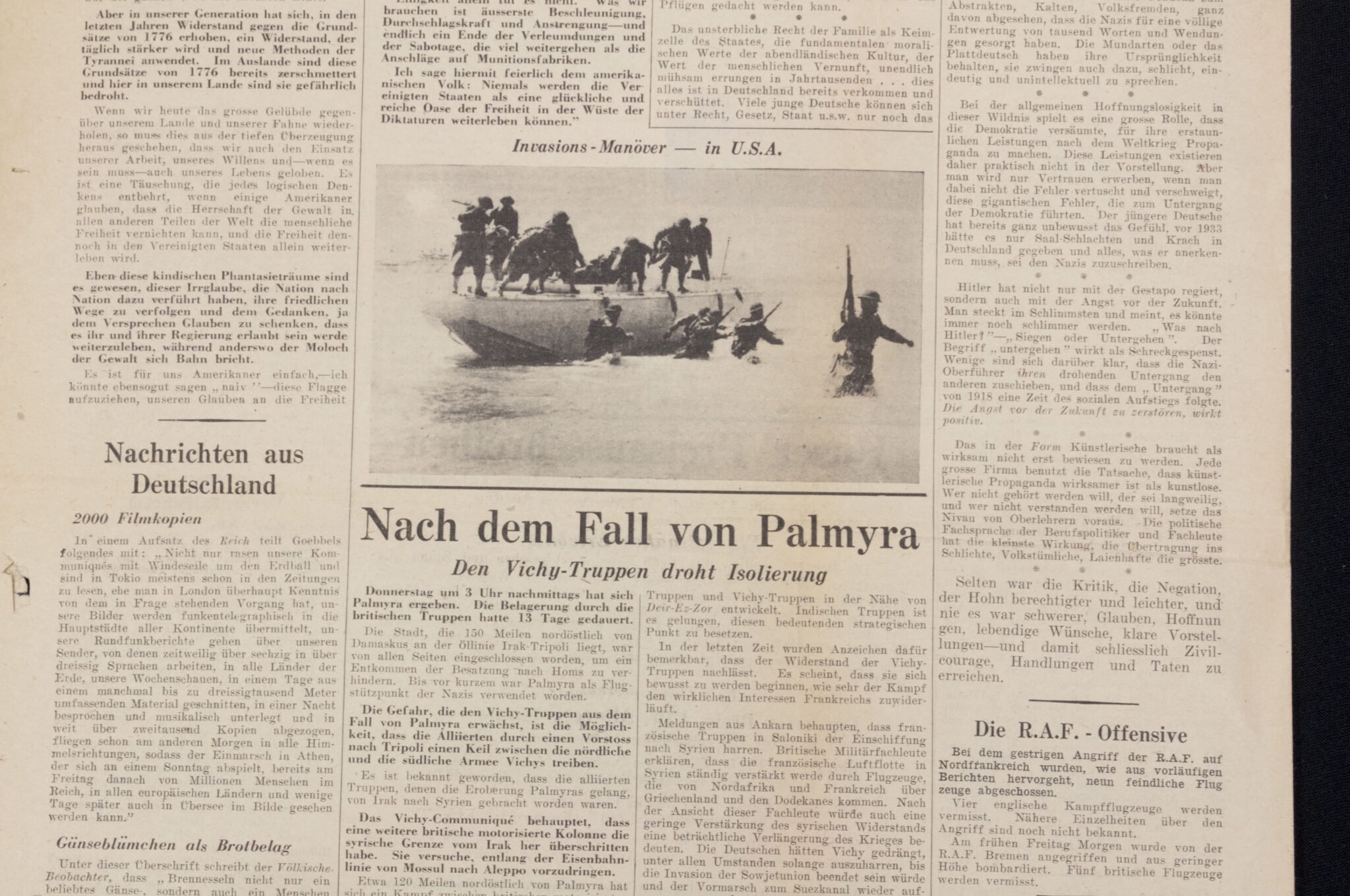 (Newspaper) Die Zeitung Londoner Deutsches Wochenblatt 5. Juli 1941 — image 12