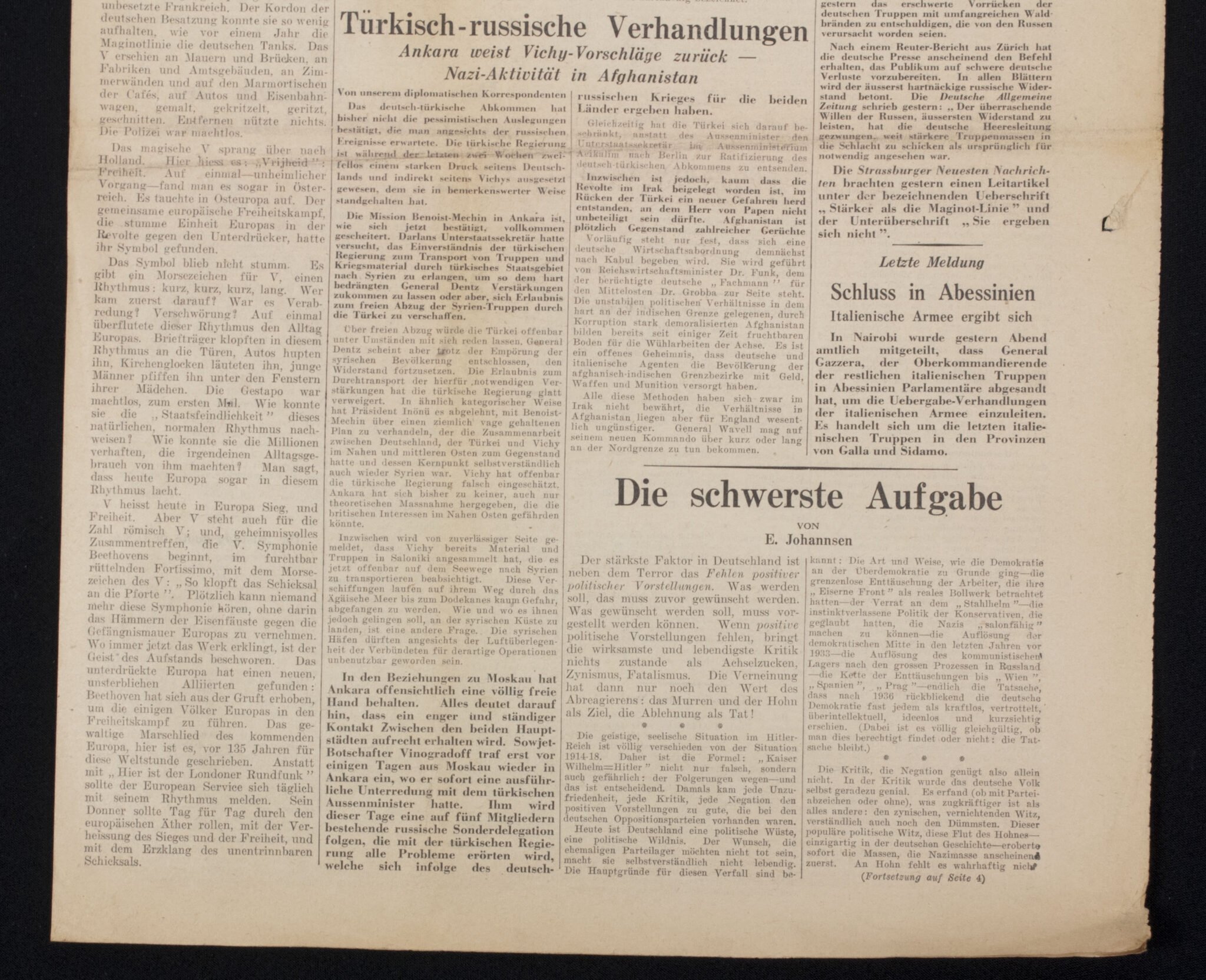 (Newspaper) Die Zeitung Londoner Deutsches Wochenblatt 5. Juli 1941 — image 3