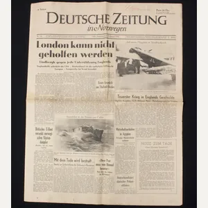 (Newspaper) Deutsche Zeitung in Norwegen 9. Februar 1941