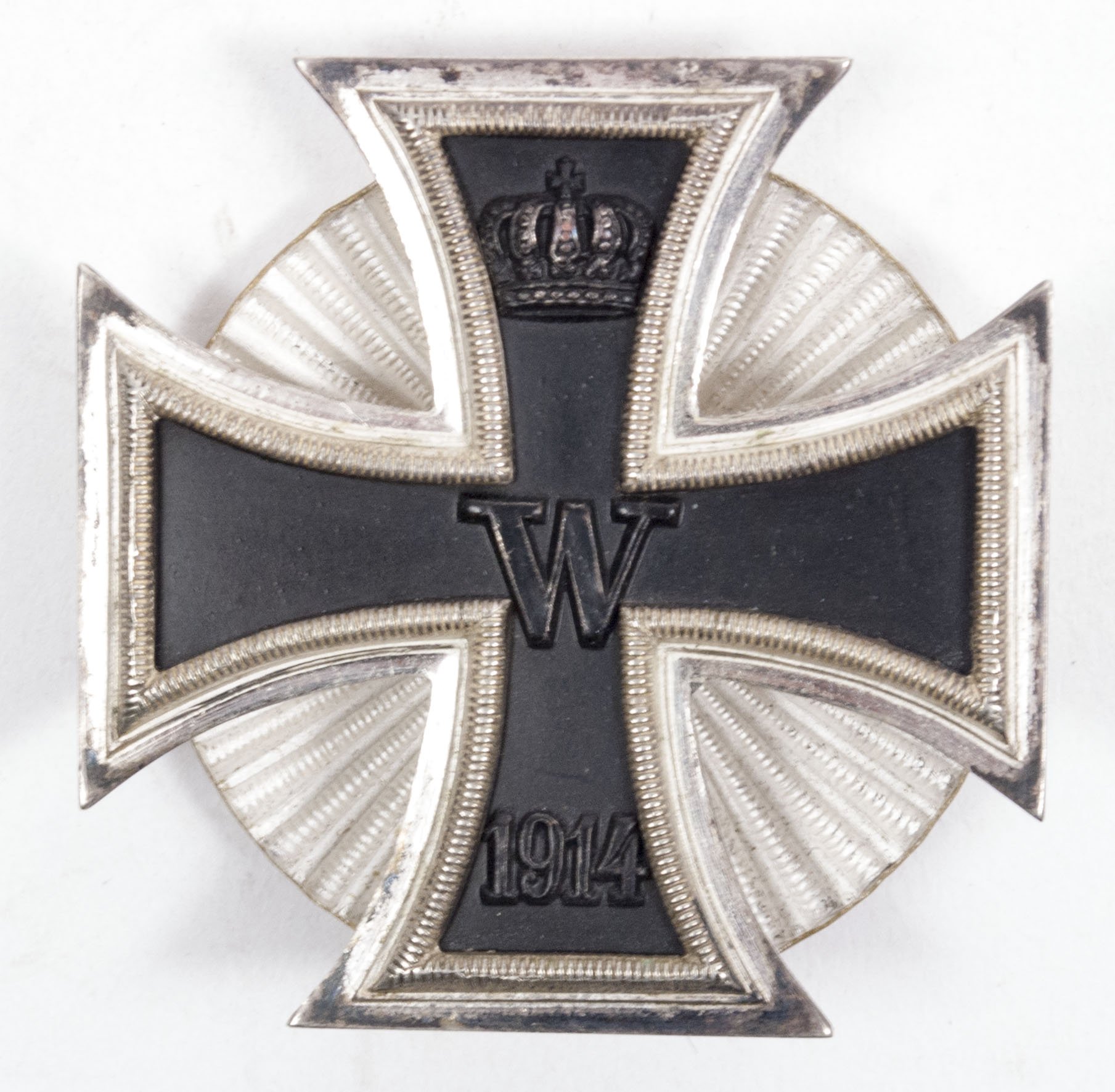WW1 Iron Cross first Class + screwdisc / Eiserne Kreuz Erste Klasse (EK1) + Schraubscheibe (Maker Deumer) — image 3