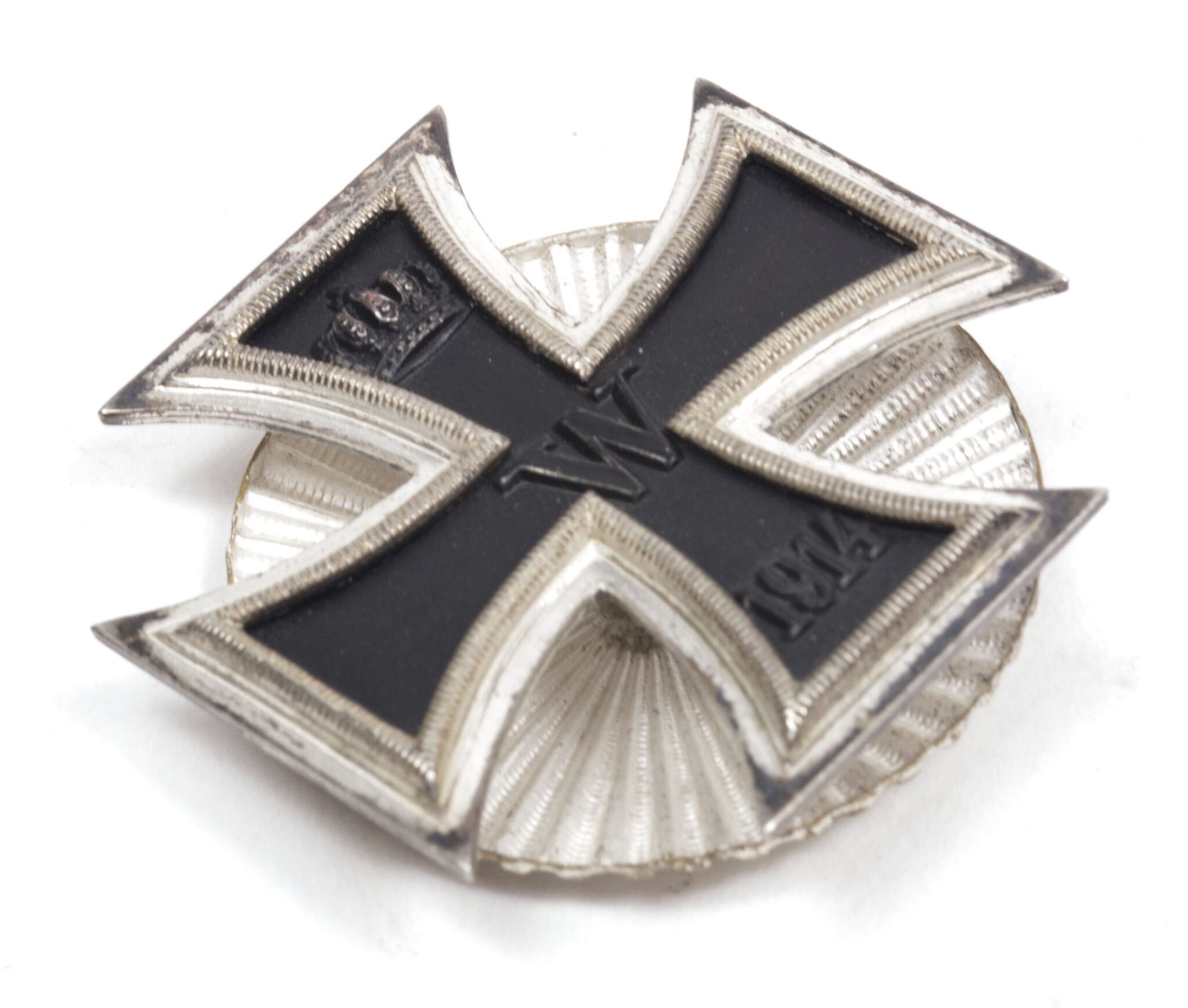 WW1 Iron Cross first Class + screwdisc / Eiserne Kreuz Erste Klasse (EK1) + Schraubscheibe (Maker Deumer) — image 4