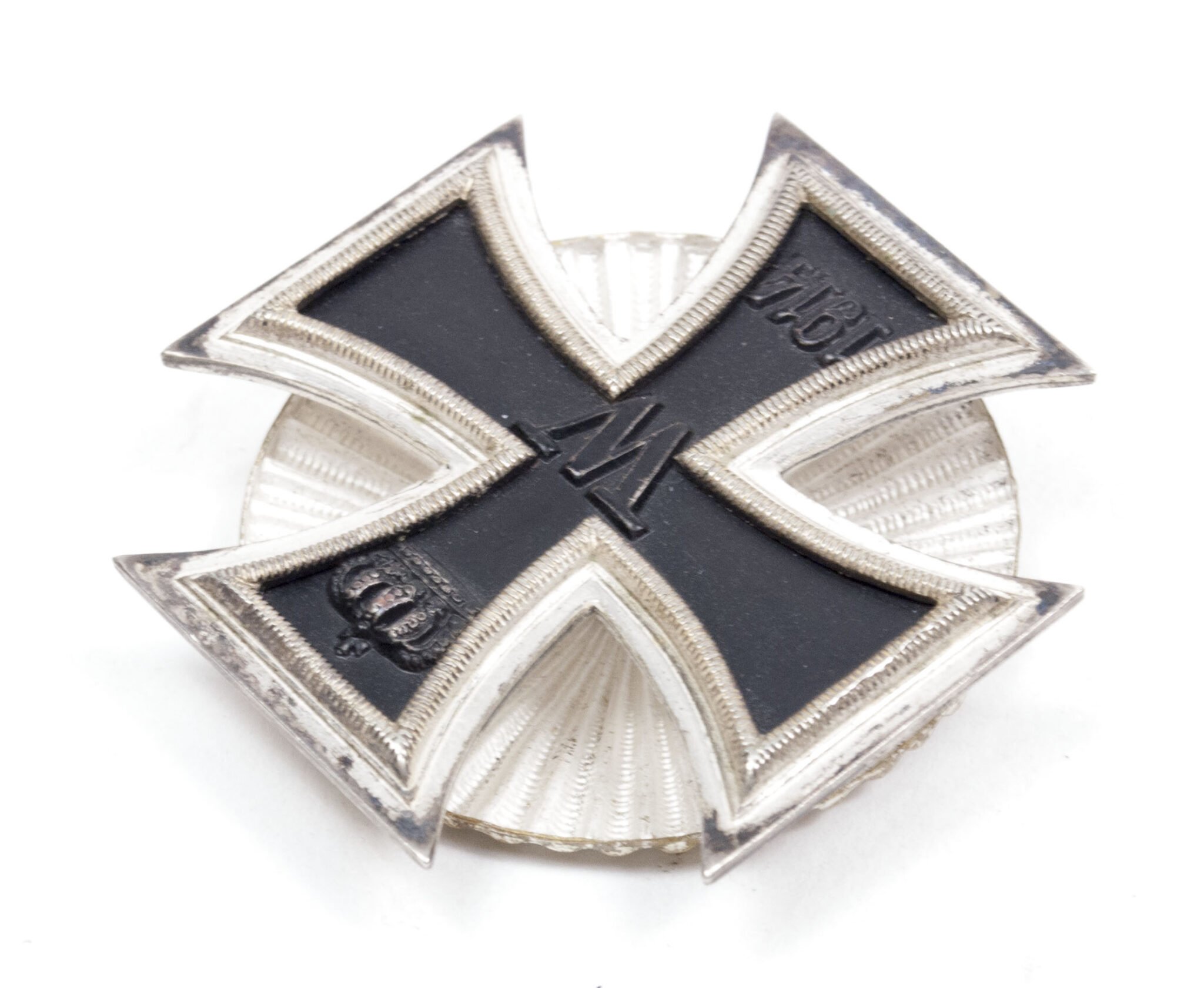 WW1 Iron Cross first Class + screwdisc / Eiserne Kreuz Erste Klasse (EK1) + Schraubscheibe (Maker Deumer) — image 6