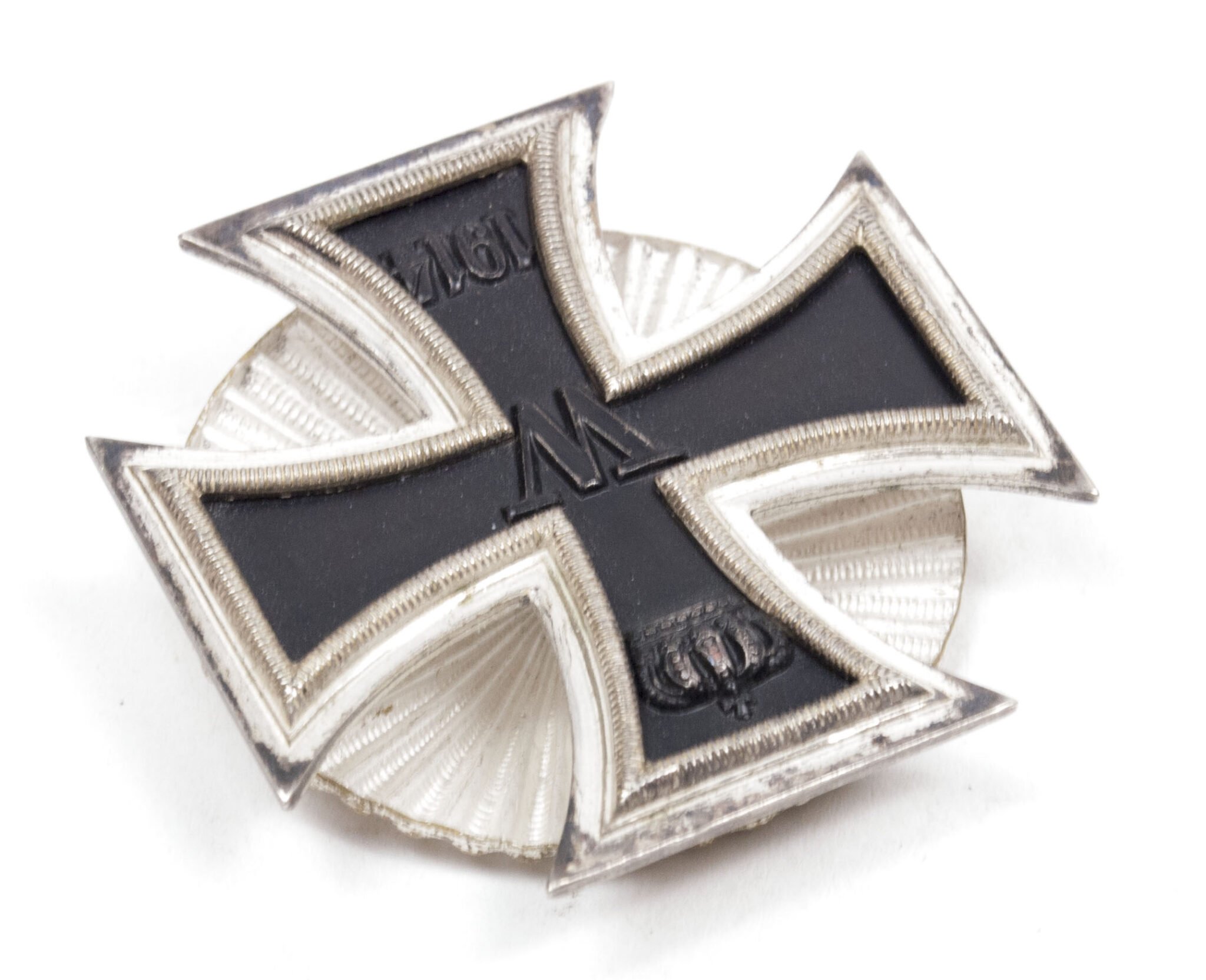 WW1 Iron Cross first Class + screwdisc / Eiserne Kreuz Erste Klasse (EK1) + Schraubscheibe (Maker Deumer) — image 7