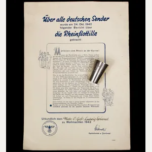 Silver 'Schnappsbecher' Flussräumflottille Niederlande – Rheinflottille + citation
