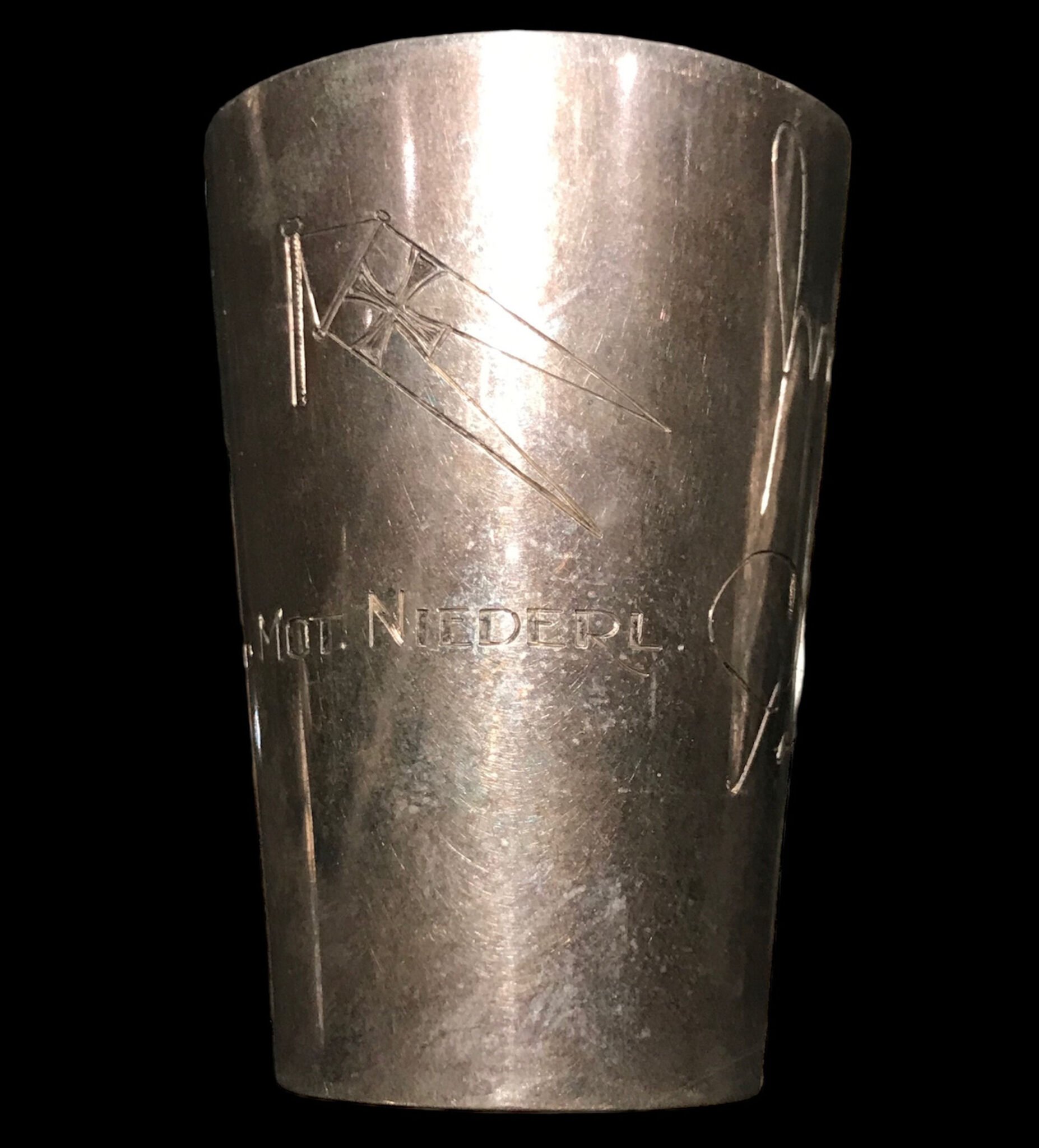 Silver 'Schnappsbecher' Flussräumflottille Niederlande – Führer der Motorbootsverbände Niederlande (F. d. Mot.) — image 3