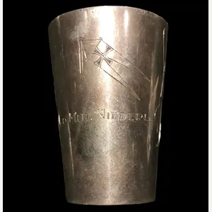 Silver 'Schnappsbecher' Flussräumflottille Niederlande – Führer der Motorbootsverbände Niederlande (F. …