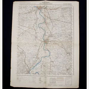 Deutsche Heereskarte Sonderausgabe 33. Ost. Zutphen (1941)