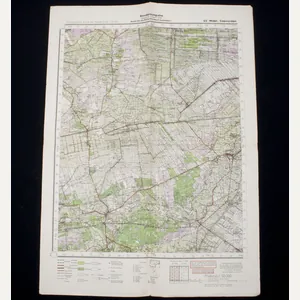 Deutsche Heereskarte Sonderausgabe 22. West. Coevorden (1940) (stamped SS-Polizei Regiment …