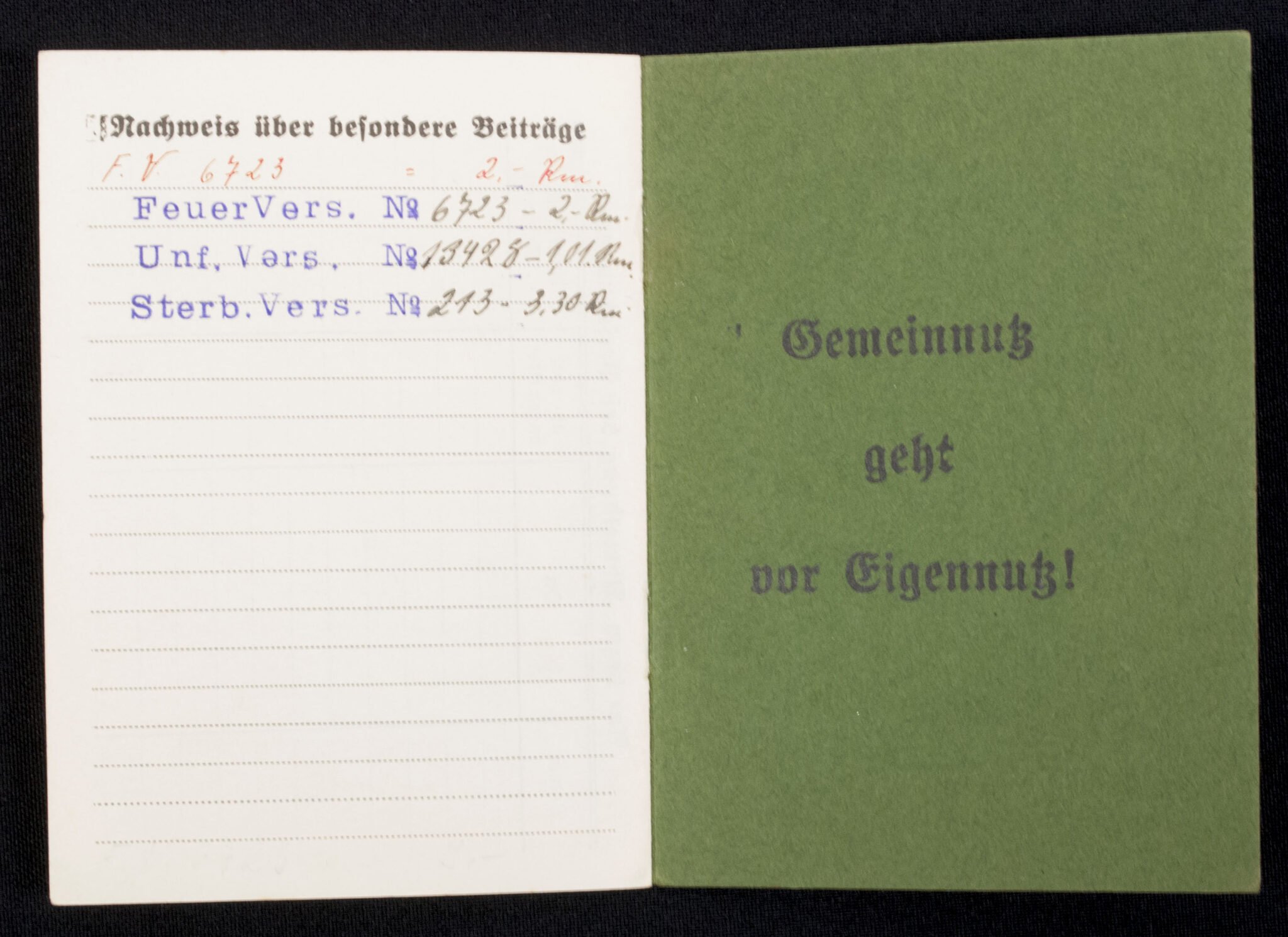 SA group with SA Leistungsbuch + Kameradschaftsbund Deutscher Polizeibeamten Mitgliedsbuch + Citations EK2, FEK, and more — image 20