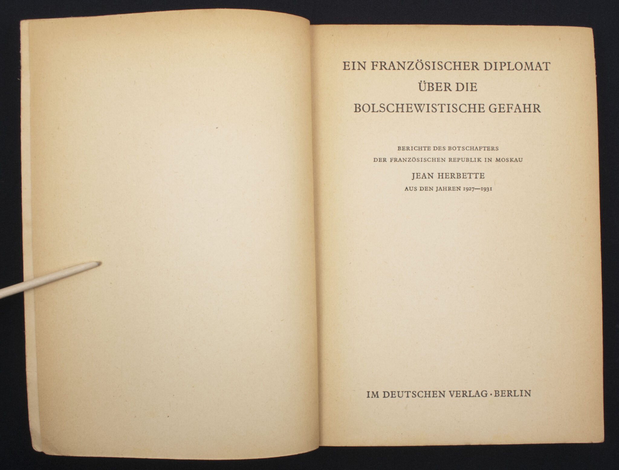 (Book) Ein Französischer Diplomat über die Bolschewistische Gefahr (1943) — image 3
