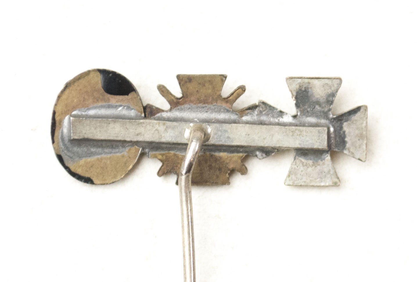WWI Veterans stickpin with 3 miniature medals — image 4