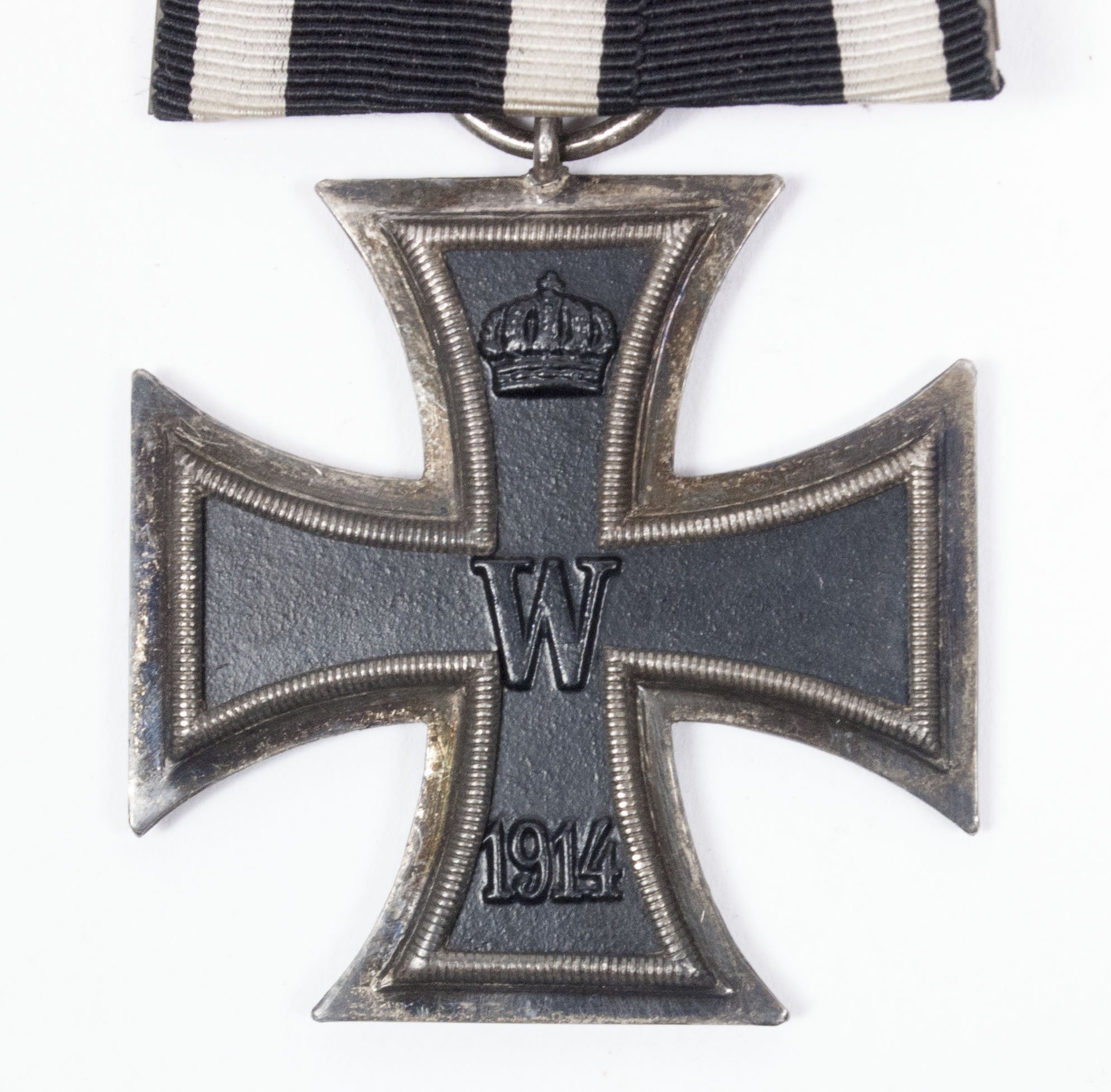WWI Iron Cross second Class (EK2) Einzelspange / single ribbon + awarding document from 7. Kompagnie Rs-Inf.-Regt. Nr. 55 — image 5