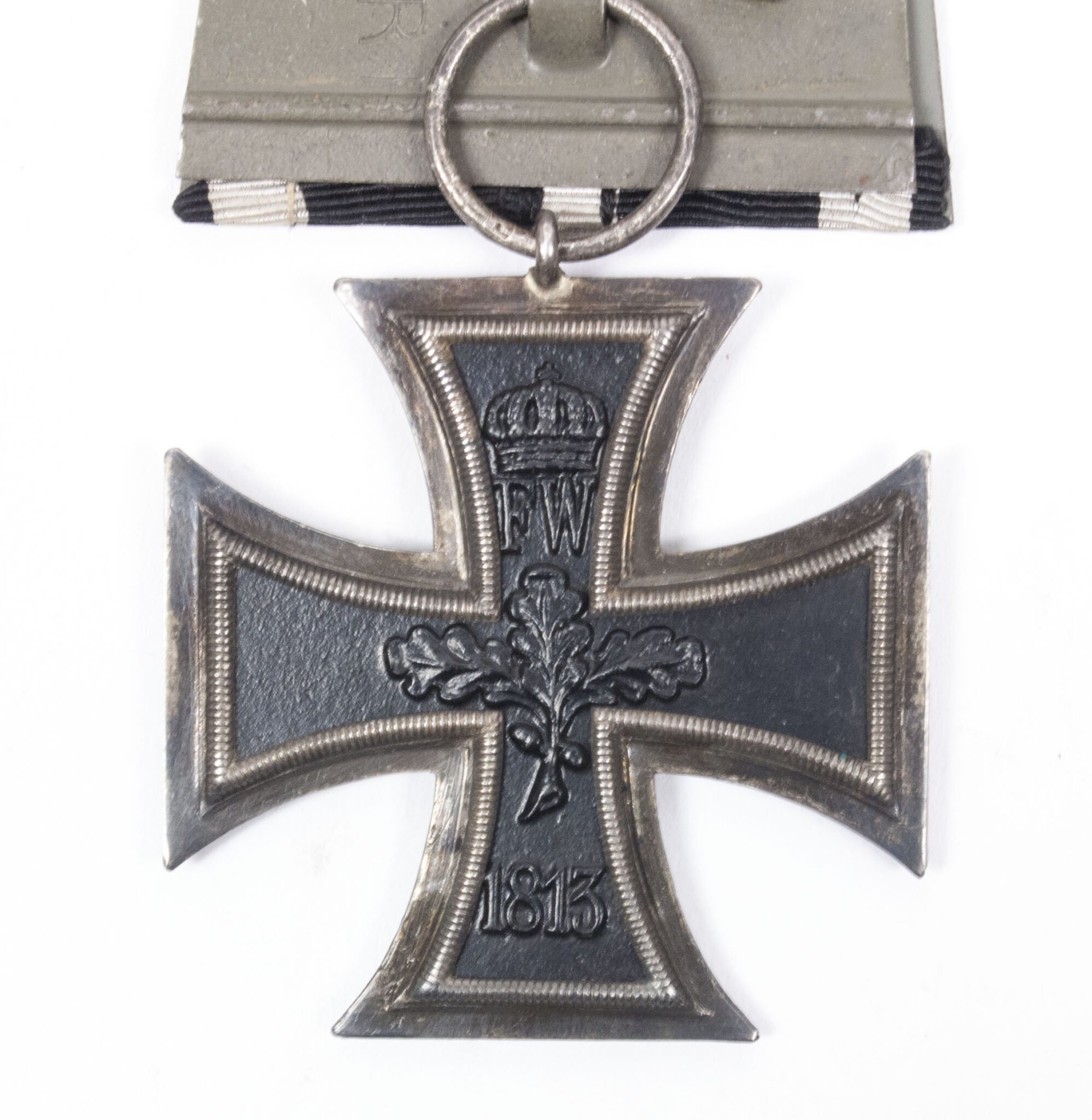 WWI Iron Cross second Class (EK2) Einzelspange / single ribbon + awarding document from 7. Kompagnie Rs-Inf.-Regt. Nr. 55 — image 7