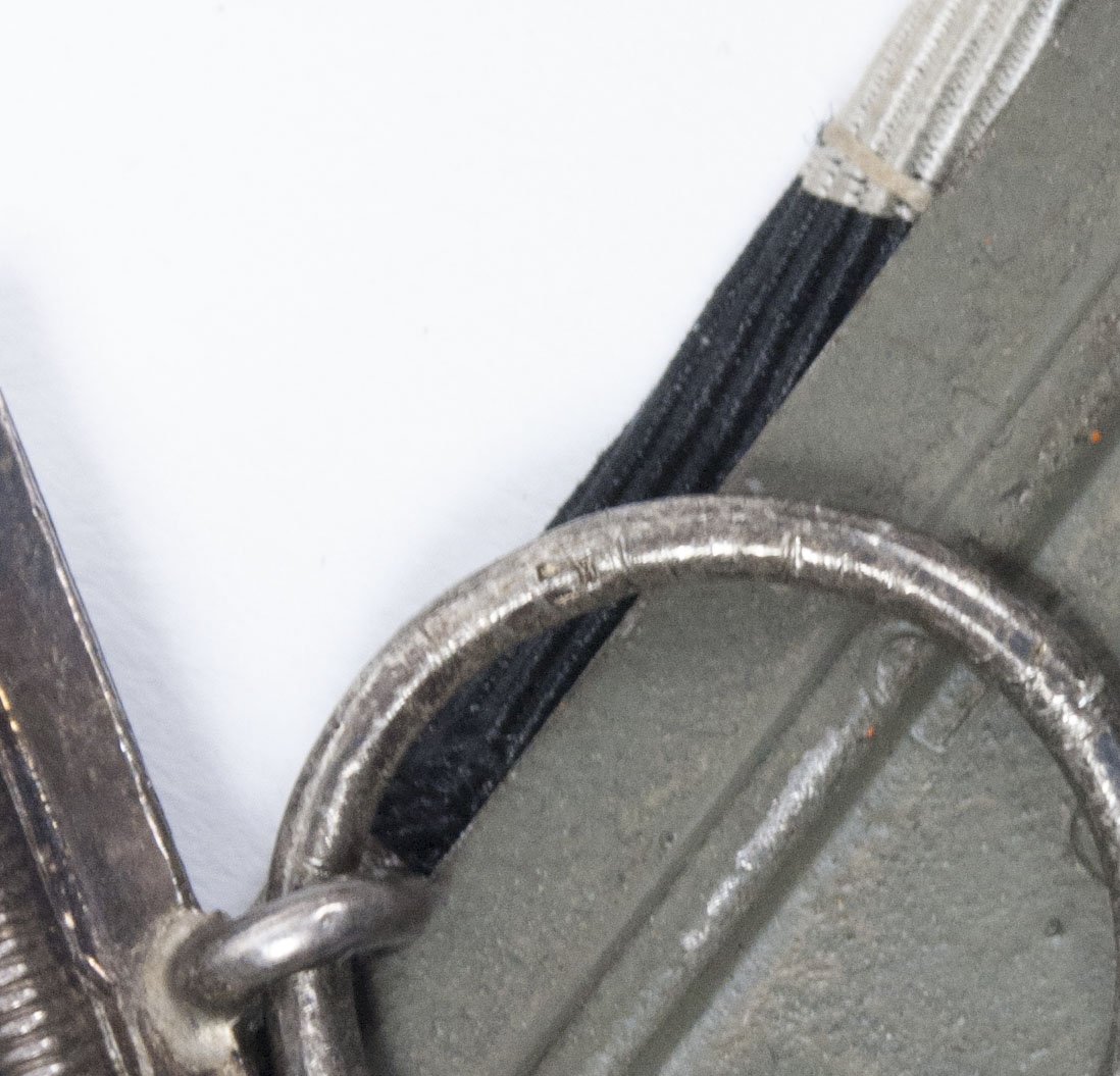 WWI Iron Cross second Class (EK2) Einzelspange / single ribbon + awarding document from 7. Kompagnie Rs-Inf.-Regt. Nr. 55 — image 8