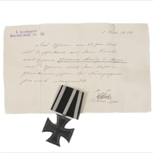 WWI Iron Cross second Class (EK2) Einzelspange / single ribbon …