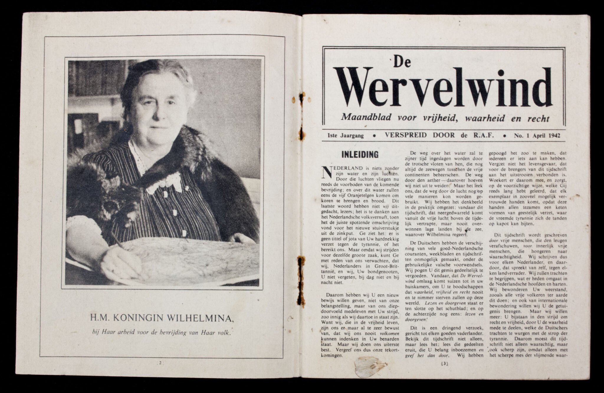 (Resistence Magazine) De Wervelwind Maandblad voor vrijheid, waarheid en recht. No.1 — image 2