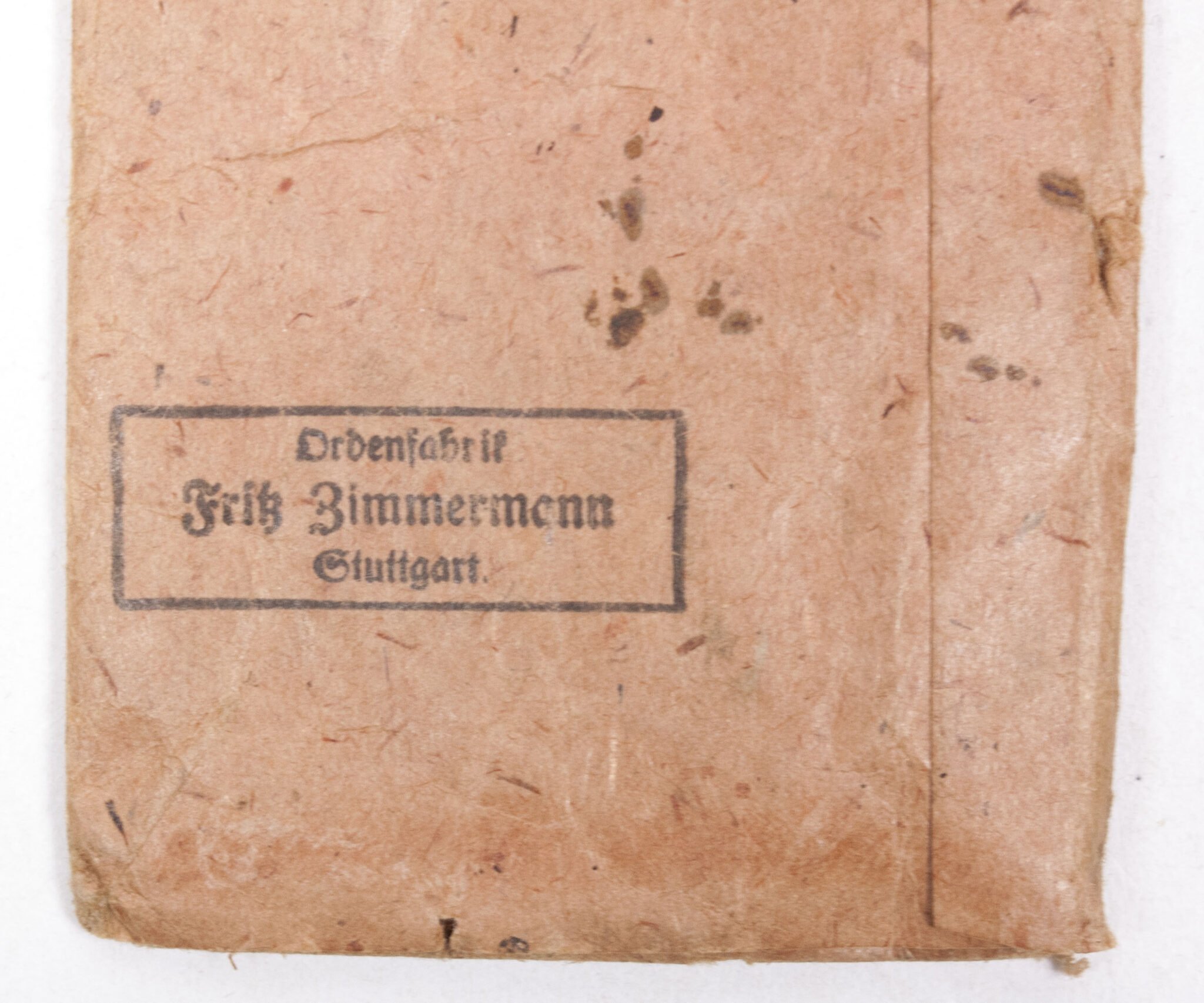 Kriegsverdienstkreuz 2. Klasse mit Schwertern / War Merit Cross second Class with swords enveloppe/bag — image 3