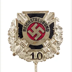 Reichstreubund ehemaliger Berufssoldaten (RTB) 10 year membership badge